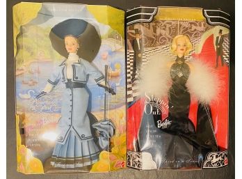 Vintage Collectors Edition 1st And 3rd In The Series Barbies NIB