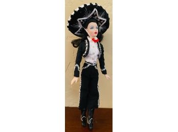Vintage Doll  By 'Gene' Mel Odom For Ashton Drake Galleries Mexican Charro/Mariachi Outfit