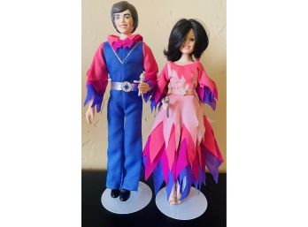 1976 Vintage Donny & Marie Osmond Dolls