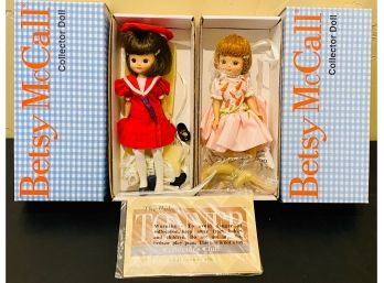 (2) Vintage Betsy McCall Dolls Collector Tonner Dolls In Original Boxes