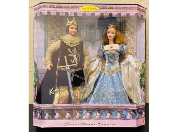 CHECK THIS OUT! Ken & Barbie Doll As Camelots King Arthur & Queen Guinevere NIB