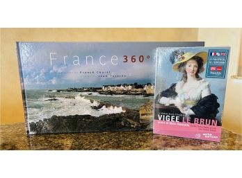 French Themed Lot With Coffee Table Book & DVD Film On French Artist Elisabeth Vignee LeBraun