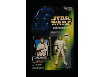 1996 Hasbro Kenner Star Wars Power Of The Force Luke Skywalker With Stormtrooper Disguise