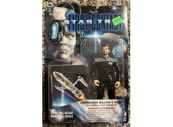 Vintage 1996 Playmates Star Trek First Contact Commander William T. Riker Unopened