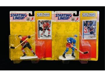 1994 Starting Lineup Hockey Mike Messier And Jeremy Roenick Action Figures