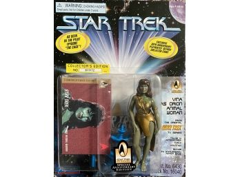 Vintage 1996 Playmates Star Trek Vina As Orion Animal Woman W/ 30th Anniversary Collector Card Unopened