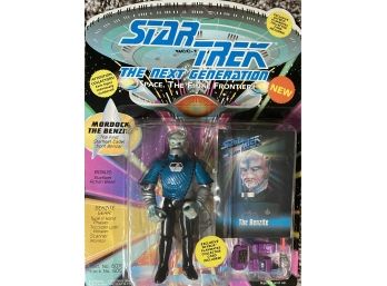 Vintage 1993 Playmates Star Trek The Next Generation Mordock The Benzite W/ Collector Card Unopened