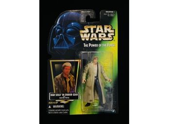 1996 Hasbro Kenner Star Wars Power Of The Force Han Solo With Endor Gear