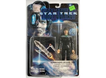 1996 Playmates Star Trek First Contact Commander Deanna Troi Action Figure