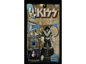 1997 McFarlane Toys Ultra Action Figure Kiss Ace Frehley W/ Collectible Model Record Album