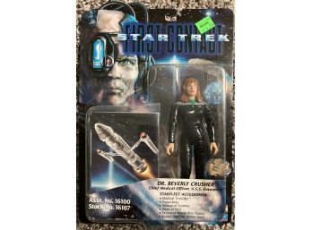 Vintage 1996 Playmates Star Trek First Contact Dr. Beverly Crusher Unopened