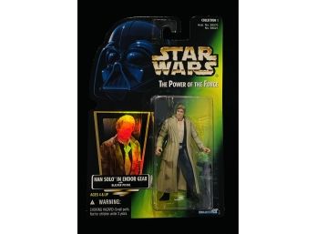 1996 Hasbro Kenner Star Wars Power Of The Force Han Solo With Endor Gear