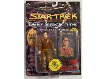 Vintage 1993 Playmates Star Trek Deep Space Nine Security Chief Odo W/ Collector Card Unopened