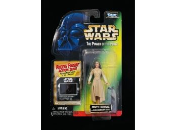 1997 Kenner Hasbro Star Wars Power Of The Force Princess Leia Organa In Ewok Celebration Outfit