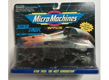 Vintage Star Trek The Next Generation Micro Machines Ferengi Marauder Borg Ship & Shuttlecraft
