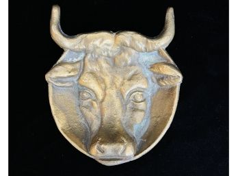 Cast Metal Bull Head Tray