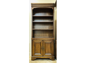 Open Top Bookcase With Storage Below Wood Solids & Veneers