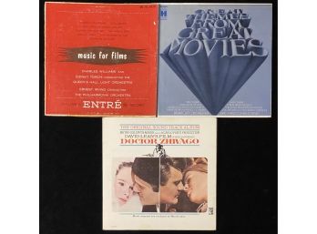 Lot Of Records Including Great Themes From Great Movies, Music For Films, & Doctor Zhivago