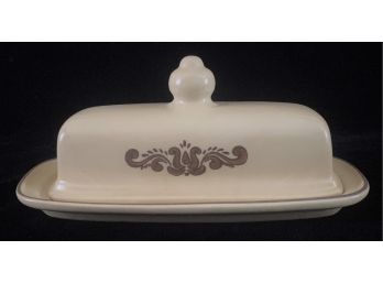 Vintage Stoneware Butter Dish