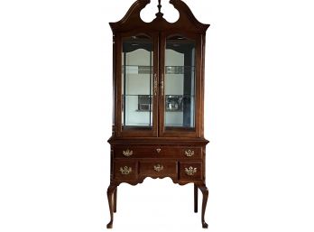 Pennsylvania House Cherry Curio China Cabinet Bookcase