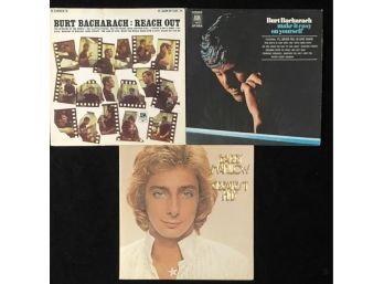 Lot Of Records Including Barry Manilow Greatest Hits, Burt Bacharach: Reach Out, & More