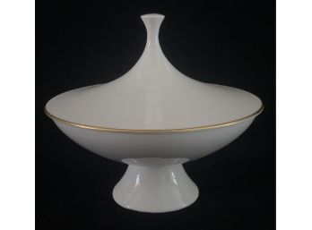 Gorgeous Porcelain Lennox Dish W/ 24K Gold Lining