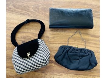 Lot Of 3 Vtg Women's Purses