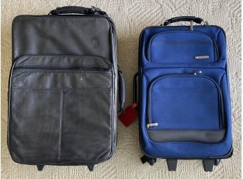 Protege Suitcase & Unmarked Black Suitcase