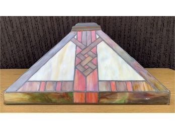Arts And Crafts Stained Glass Lamp Shade