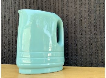 Art Deco Style Turquoise Hall Pitcher