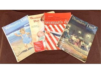 Lot Of 3 Woman's Day Vintage Magazines