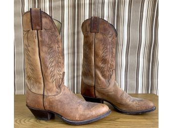 Old Justin Cowboy Boots Size 7B