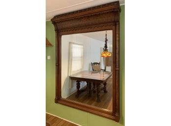 Large Ornate Wooden Mirror