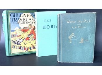 Early Winnie The Pooh, The Hobbit, And Gulliver's Travels
