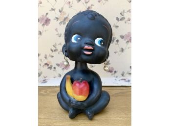 Bobble Head Baby With Fruit Bank