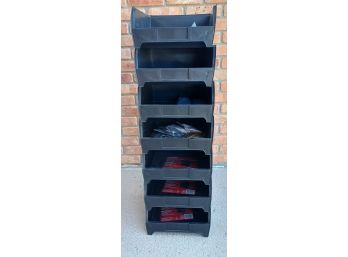 7 Stackable Husky Storage Containers