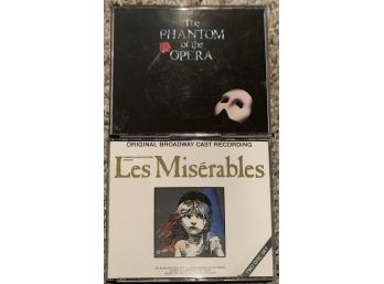 The Phantom Of The Opera And Les Miserables 2 Disc's Each