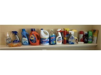 Misc. Cleaning Supplies Inc. Tide, Downy, Windex And More