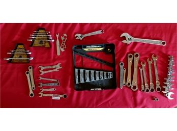 Large Lot Of Wrenches