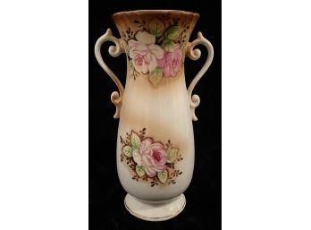 Vintage Floral Porcelain Flower Vase