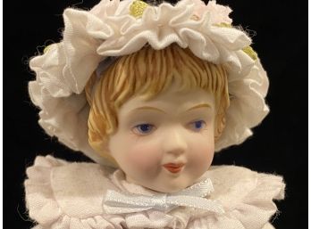 Avon Collector Porcelain Doll W/ Stand