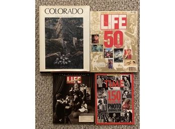 4 Book Collection Incl. Colorado, Life 50 Years Special Anniversary Issue & More
