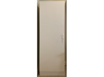 Tall White CabinetShelving Unit