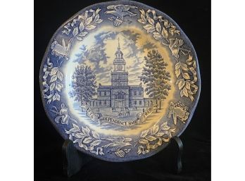 Avon Independence Hall Bicentennial Commemorative Plate