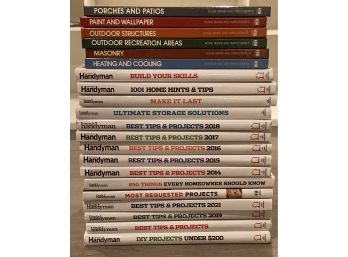 Collection Of Family Handyman & Home Repair & Improvement Books