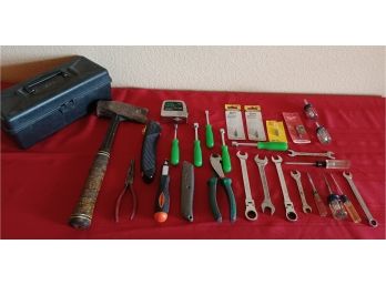 Lot Of Tools Incl. Wrenches, Carpet Cutter, & More