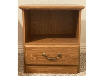 Wooden Nightstand W/ Drawer