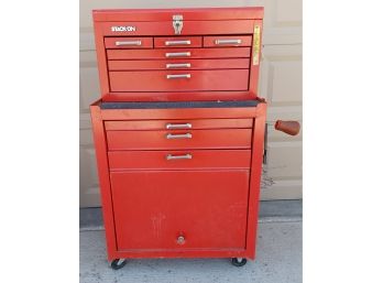 Red Stack-on Tool Box