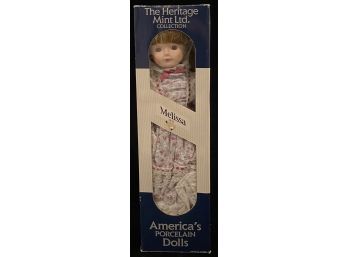 The Heritage Mint Ltd. Collection Melissa Doll NIB