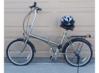 Adventurer Six Speed Foldable Bicycle W/ 2 Helmets